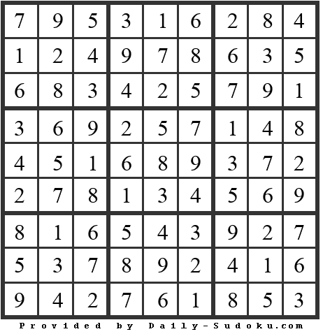Daily Sudoku