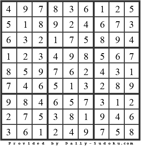 Daily Sudoku