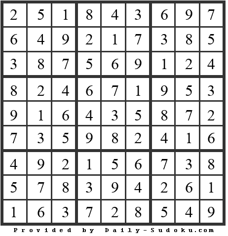 Daily Sudoku