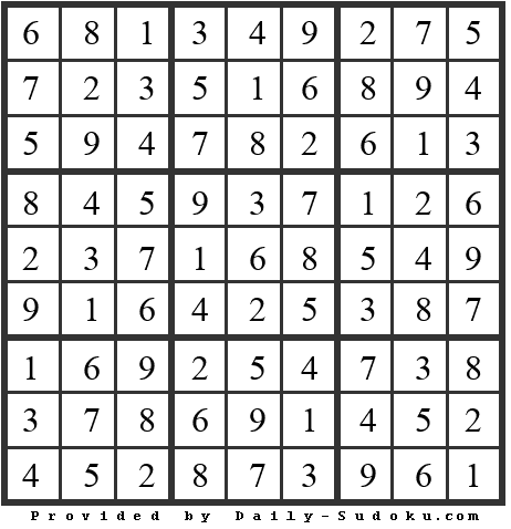 Daily Sudoku