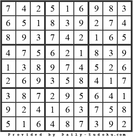 Daily Sudoku