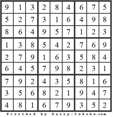 Daily Sudoku