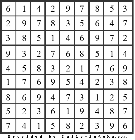 Daily Sudoku