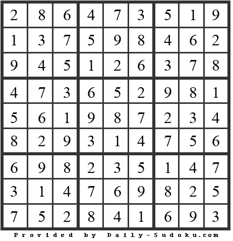 Daily Sudoku