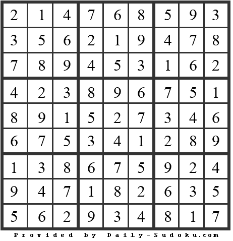 Daily Sudoku