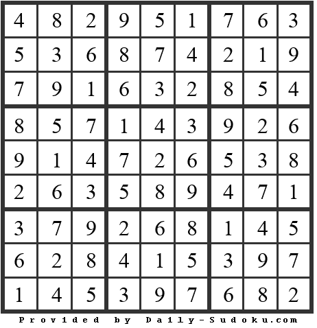 Daily Sudoku