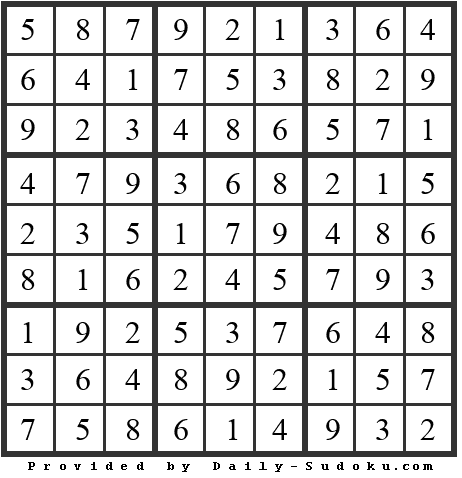 Daily Sudoku