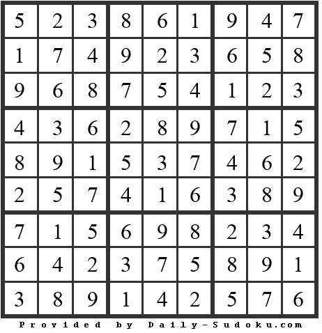 Daily Sudoku