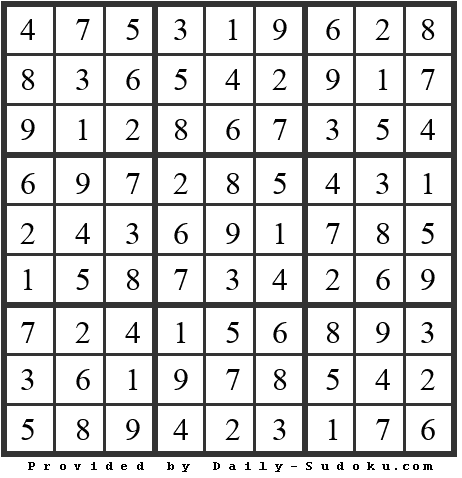 Daily Sudoku