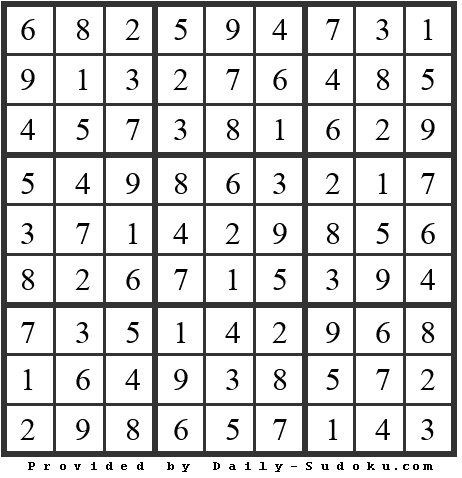 Daily Sudoku