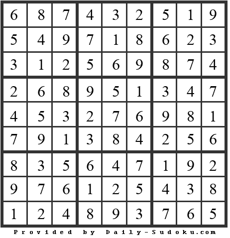 Daily Sudoku