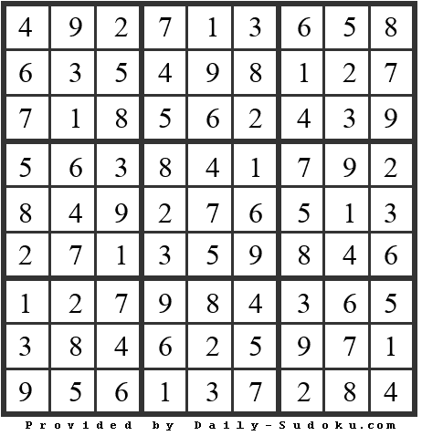 Daily Sudoku