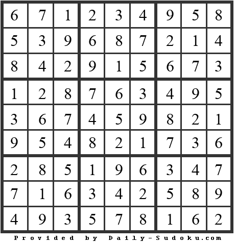 Daily Sudoku
