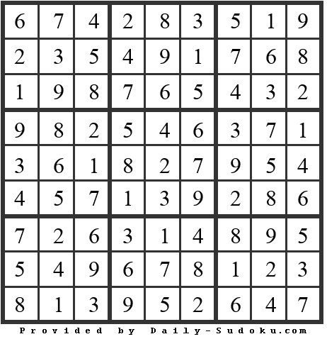 Daily Sudoku