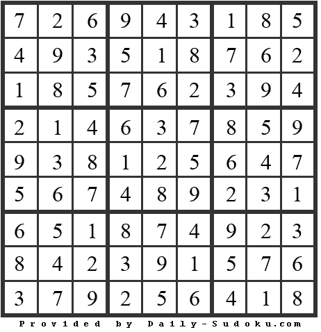 Daily Sudoku