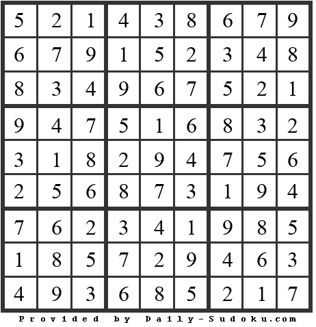 Daily Sudoku