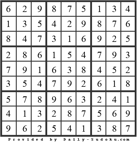 Daily Sudoku