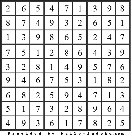 Daily Sudoku