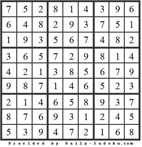 Daily Sudoku