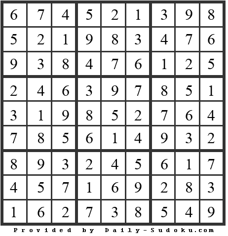Daily Sudoku