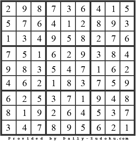 Daily Sudoku