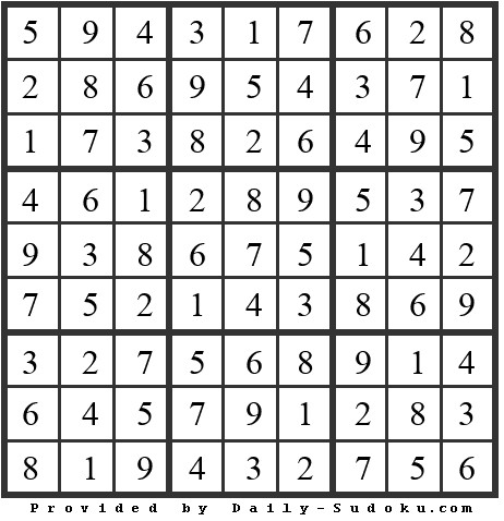 Daily Sudoku