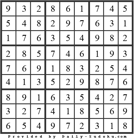Daily Sudoku