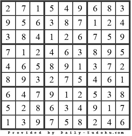 Daily Sudoku