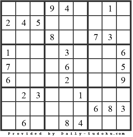 Daily Sudoku