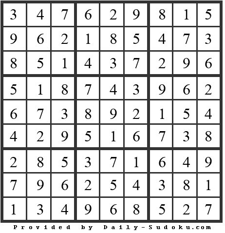Daily Sudoku
