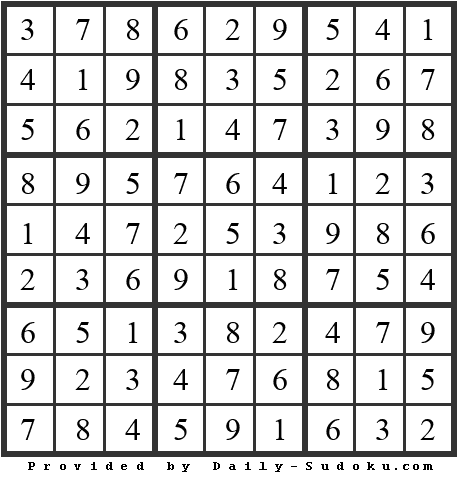Daily Sudoku