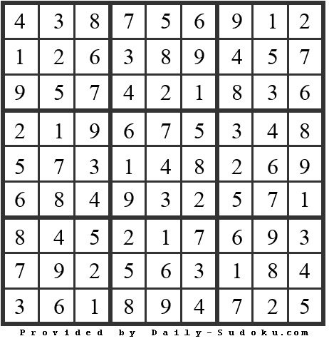 Daily Sudoku