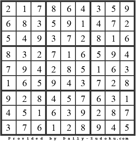 Daily Sudoku