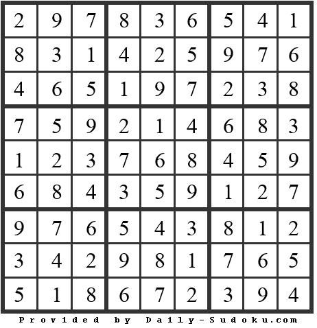 Daily Sudoku