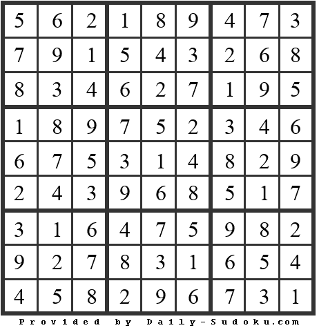 Daily Sudoku
