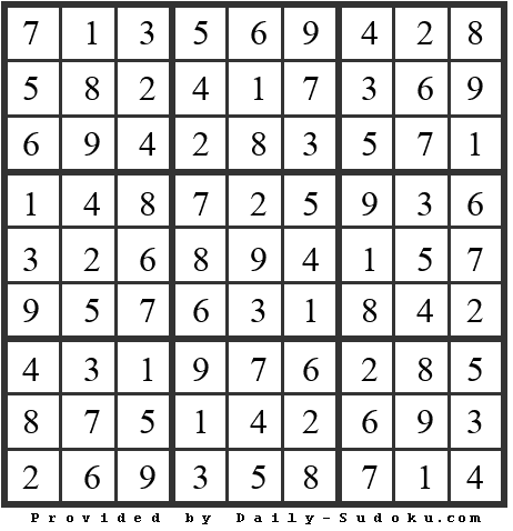 Daily Sudoku