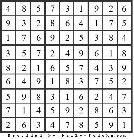 Daily Sudoku