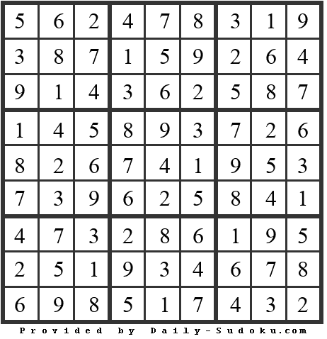 Daily Sudoku