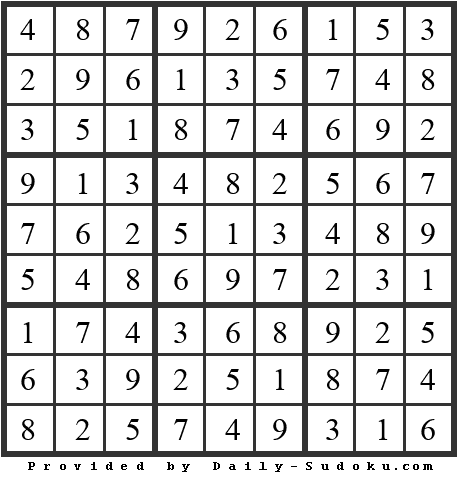 Daily Sudoku