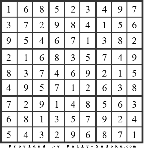 Daily Sudoku