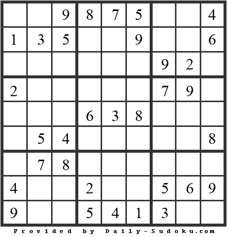 Daily Sudoku