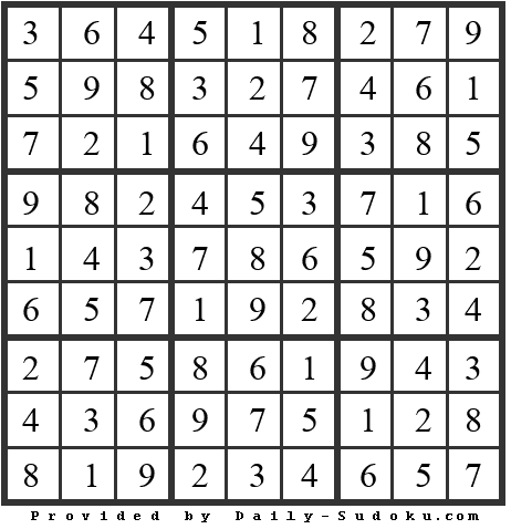 Daily Sudoku