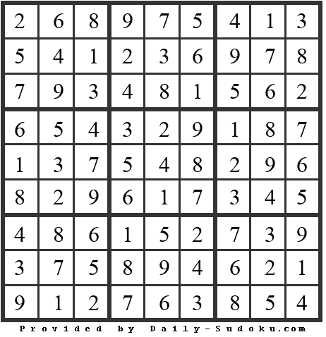 Daily Sudoku