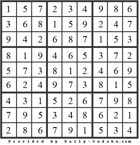 Daily Sudoku