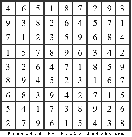 Daily Sudoku