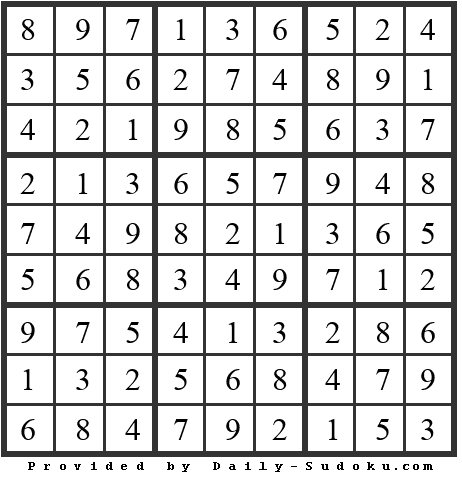 Daily Sudoku