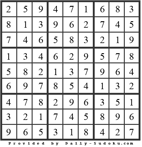 Daily Sudoku