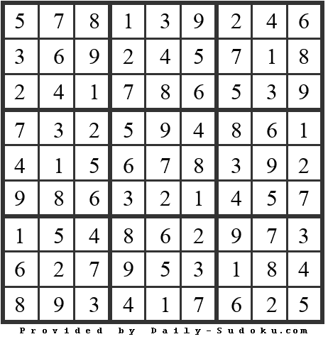Daily Sudoku