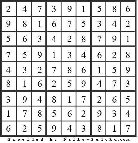 Daily Sudoku