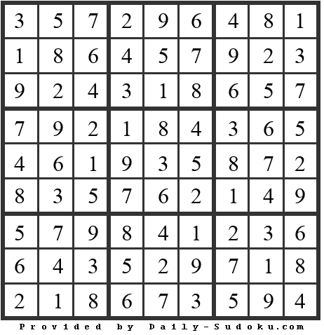 Daily Sudoku